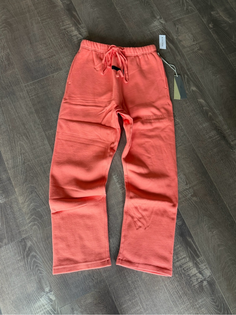 ESSENTIALS Fear Of God Coral Uncuffed Sweatpants